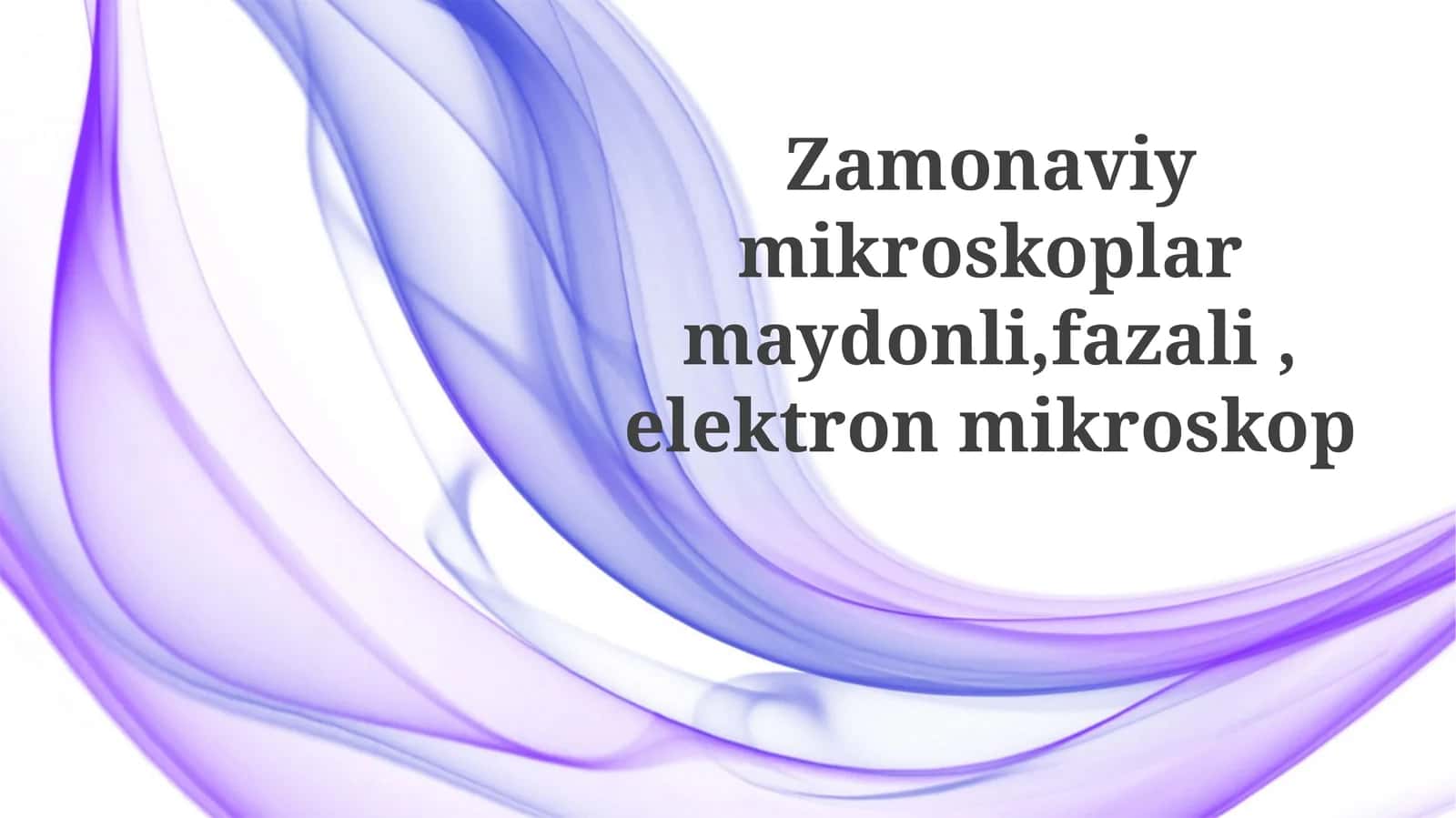 Elektron Mikroskopiyasi: Printsiplari va Qo'llanilishi