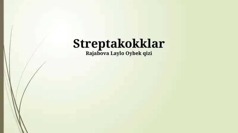 Streptokokklar
