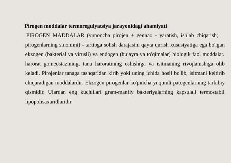 Pirogen Moddalar