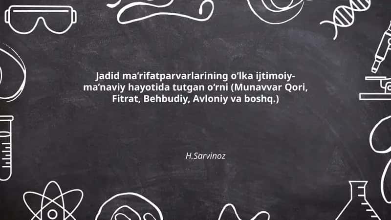 Munavvar Qoriyning o‘lka ijtimoiy-ma’naviy hayotidagi roli va ta’siri