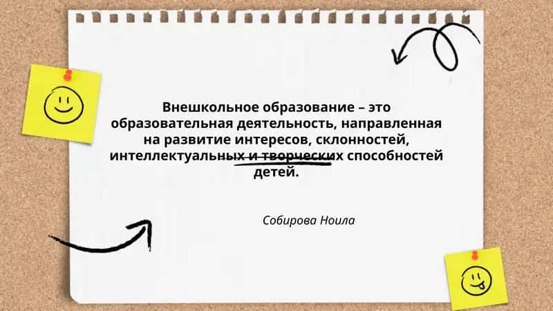 Внешкольное образование