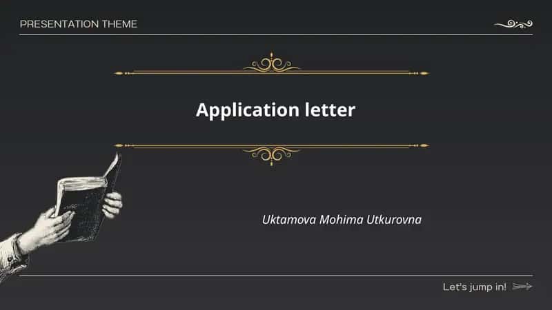 Application letter