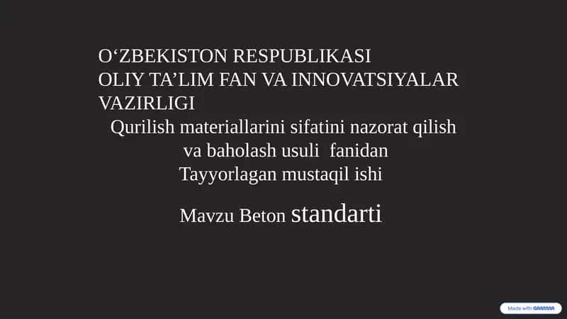 Beton