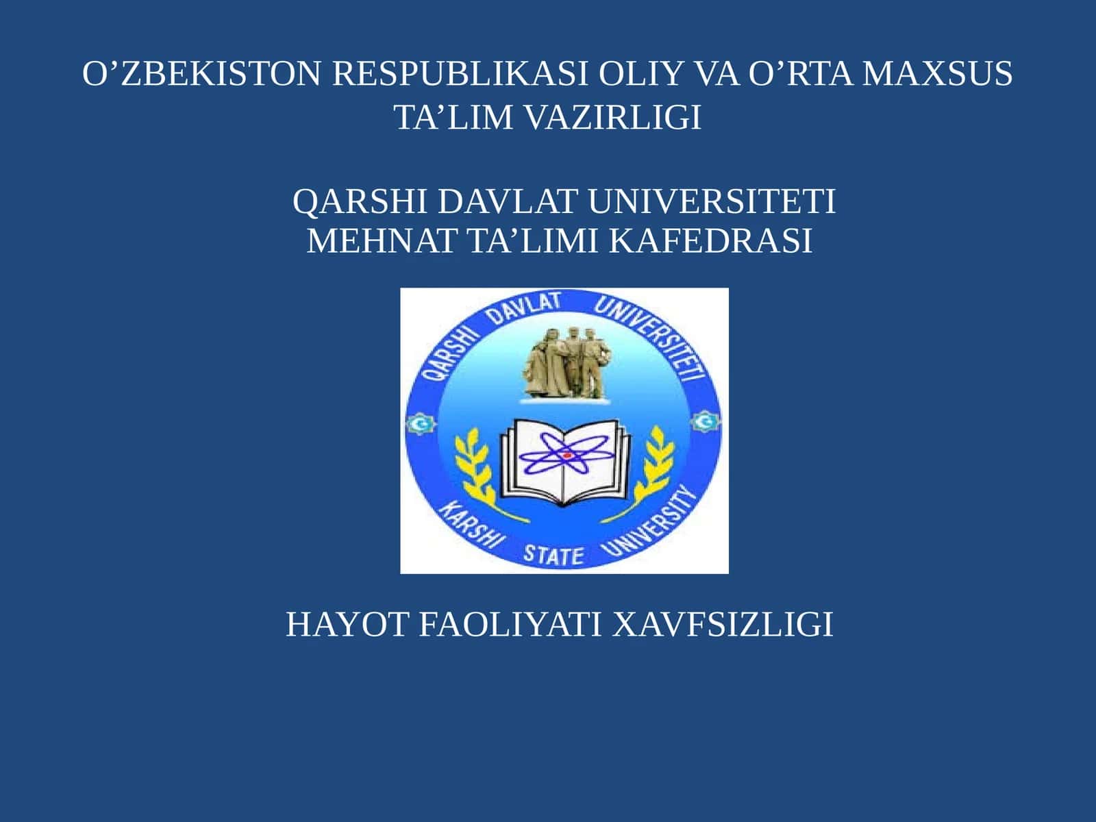 Mehnat ta'limi kafedrasi