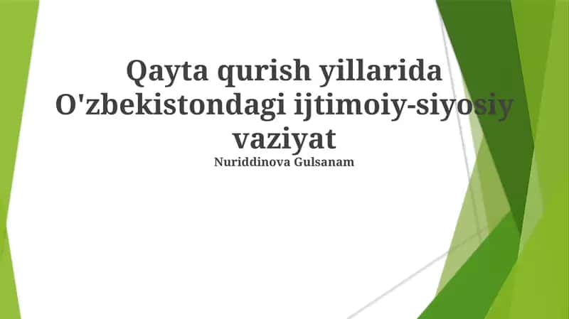 Iqtisodiy qayta qurish va xususiylashtirish