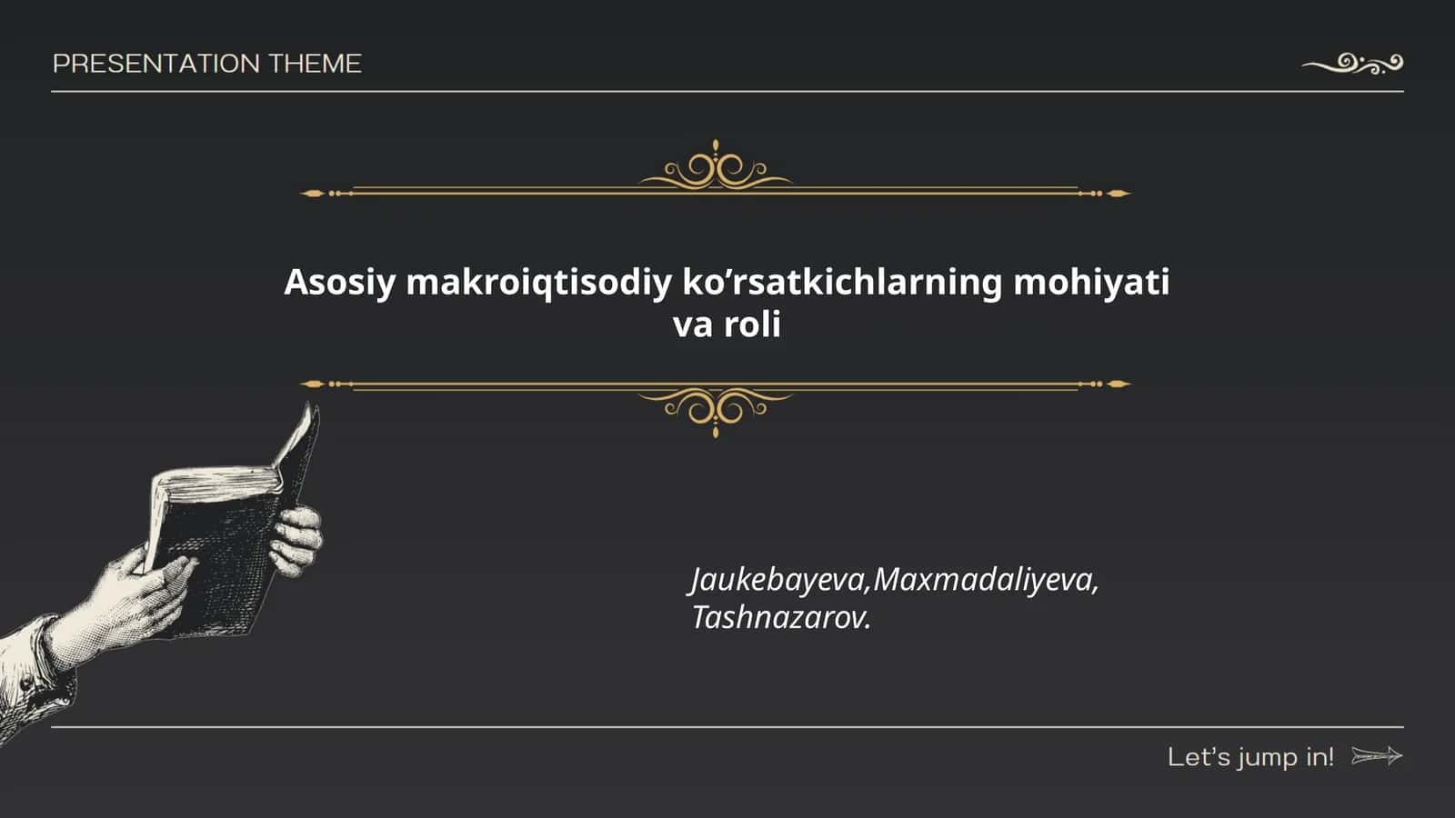 Asosiy makroiqtisodiy ko’rsatkichlarning mohiyati va roli