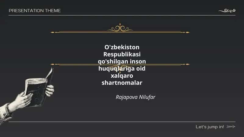 O'zbekiston Respublikasi qo'shilgan inson huquqlariga oid xalqaro shartnomalar