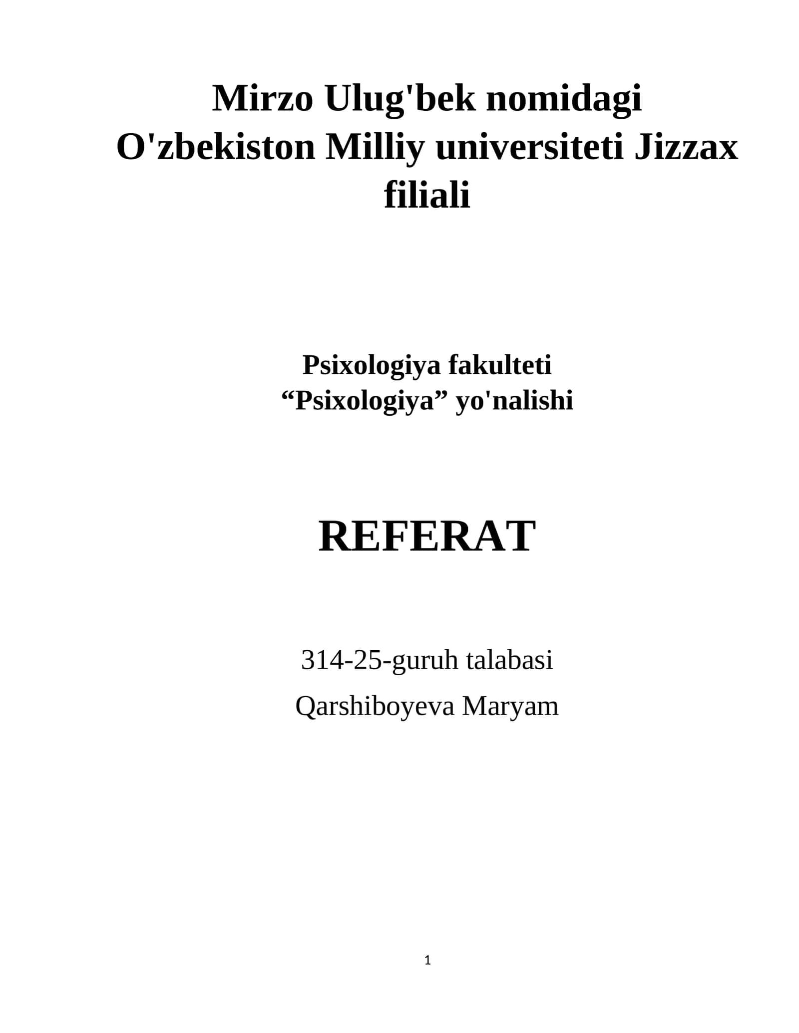 Bola rivojlanishida o`qitish muammosi