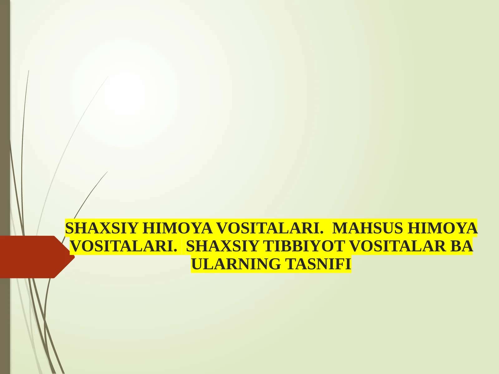 Shахsiy himоya vоsitаlаri