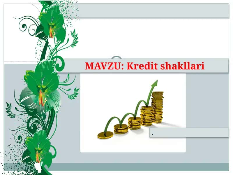 Kredit Shakllari