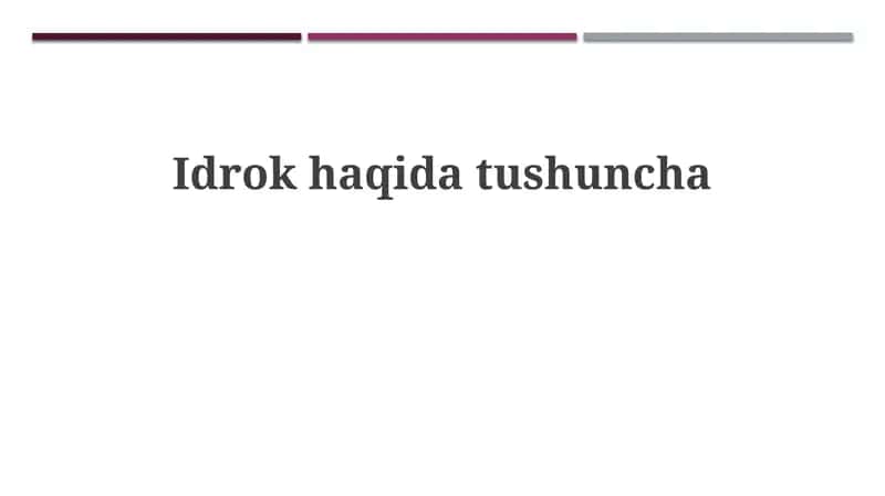 Intellektning ta'rifi