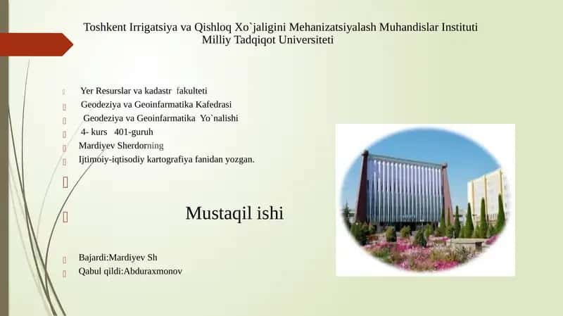 Ijtimoiy-iqtisodiy kartalarning geografik asoslari