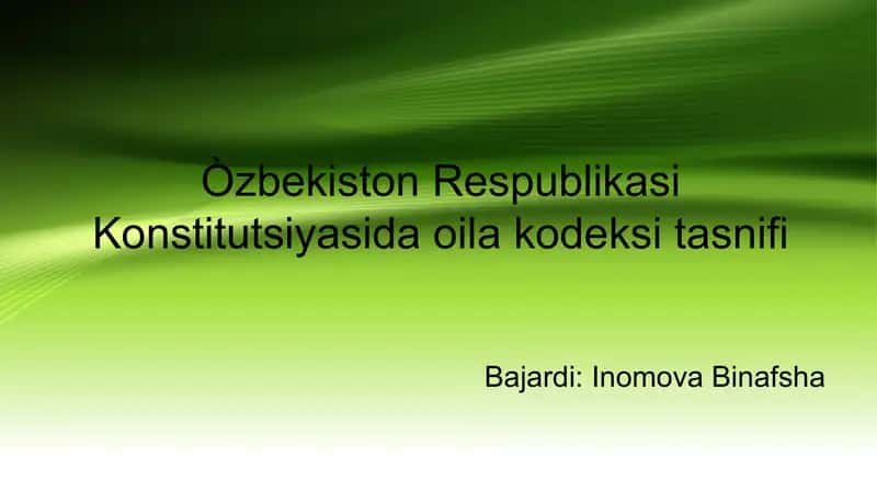 Oila kodeksi