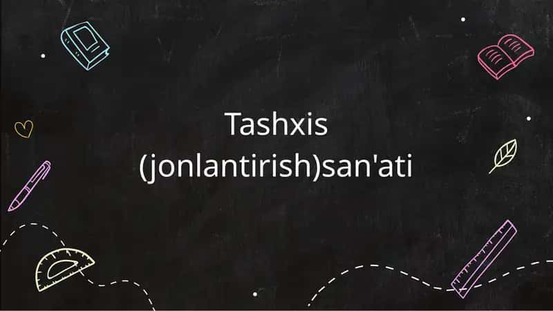 Tashxis (jonlantirish)san'ati