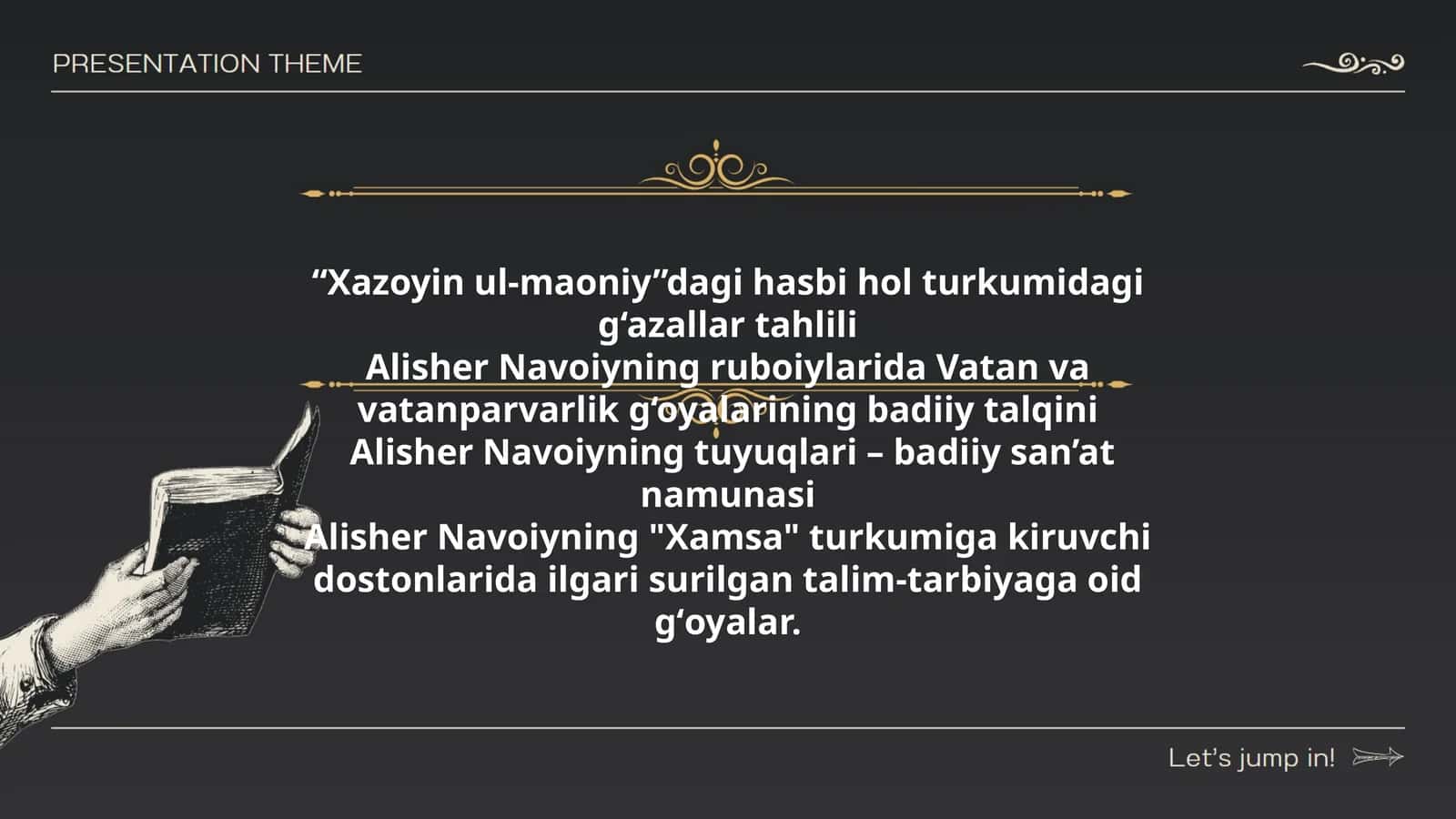 Xazoyin ul-maoniy, Vatan va vatanparvarlik g‘oyalar, Xamsa dostonlarida gʻoyalar
