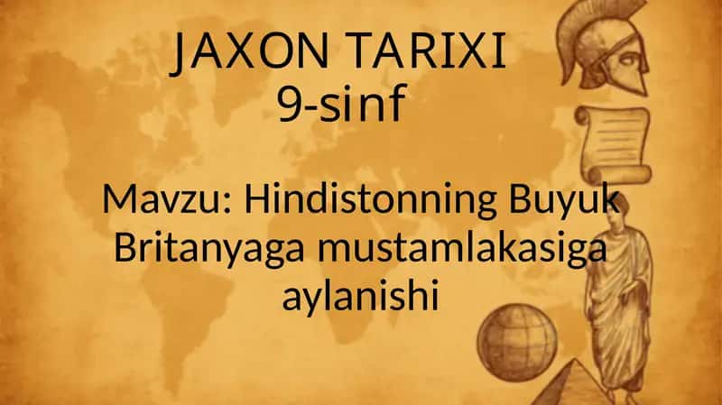 JAXON TARIXI 9-sinf