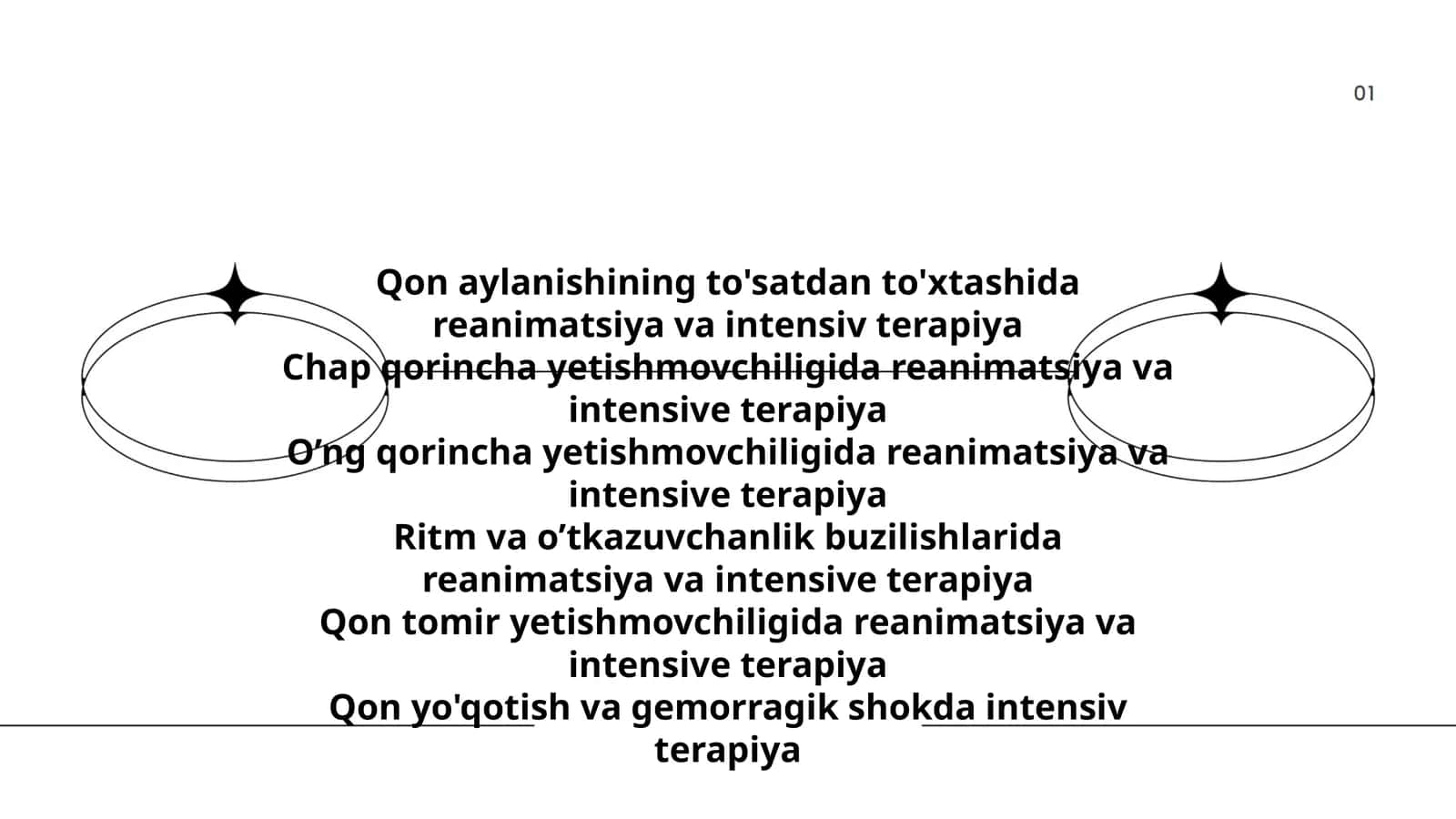 Reanimatsiya va intensiv terapiya
