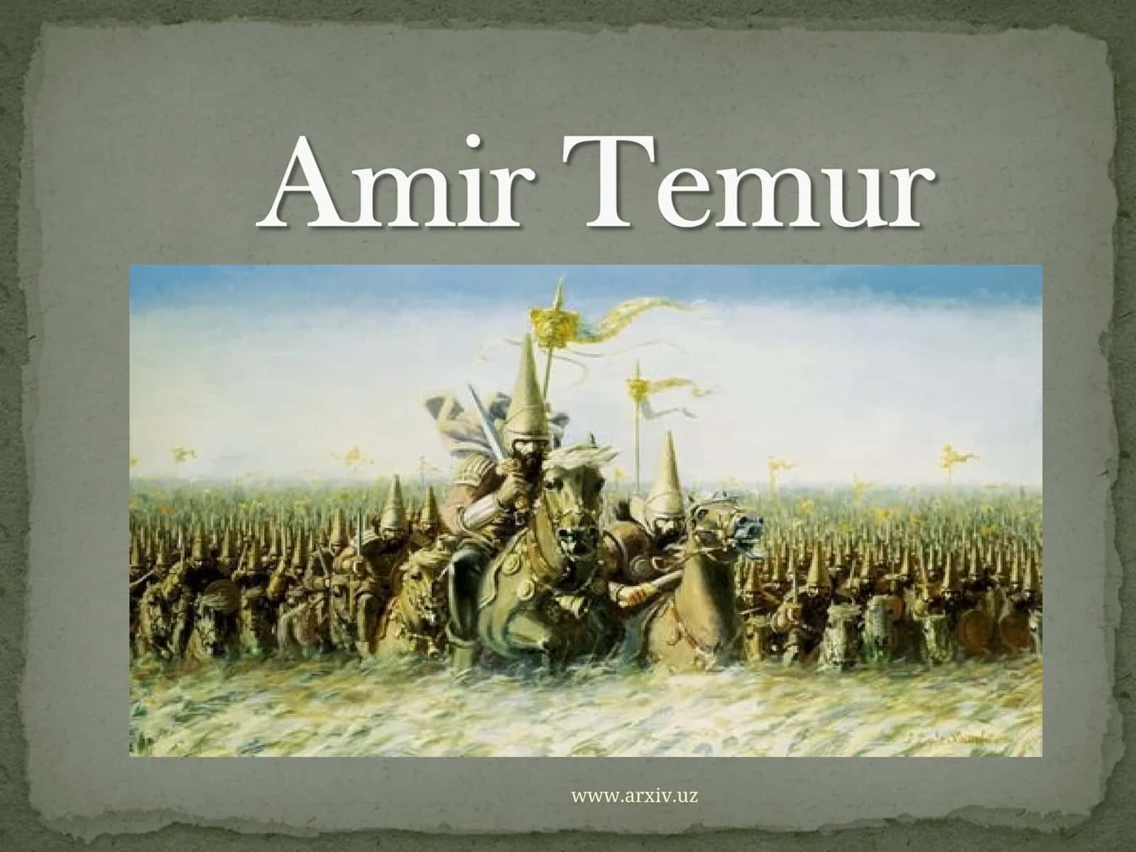 Amir Temurning ilk harbiy faoliyati