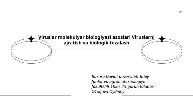 Viruslar molekulyar biologiyasi asoslari