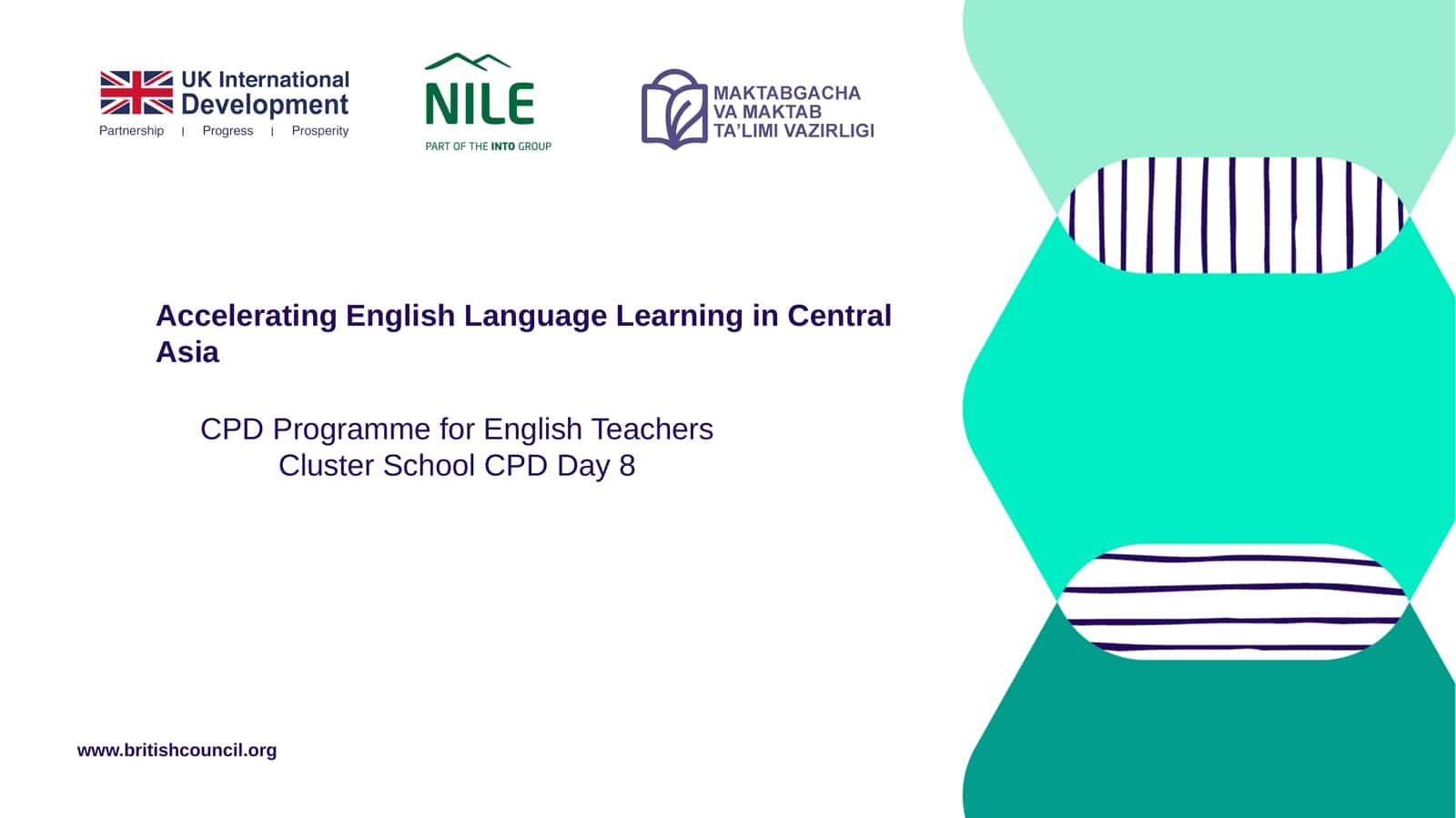 CPD Programme for English TeachersCluster School CPD Day 8