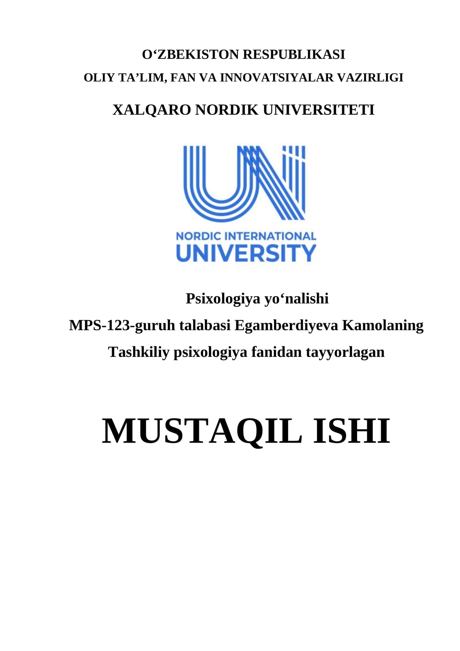 R.B.Kettellning «Shaxsni 16 omil yordamida o‘rganish so‘rovnomasi»