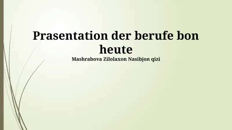 Tez rivojlanayotgan kasblar