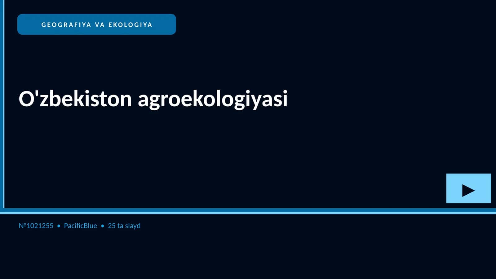 O'zbekiston agroekologiyasi