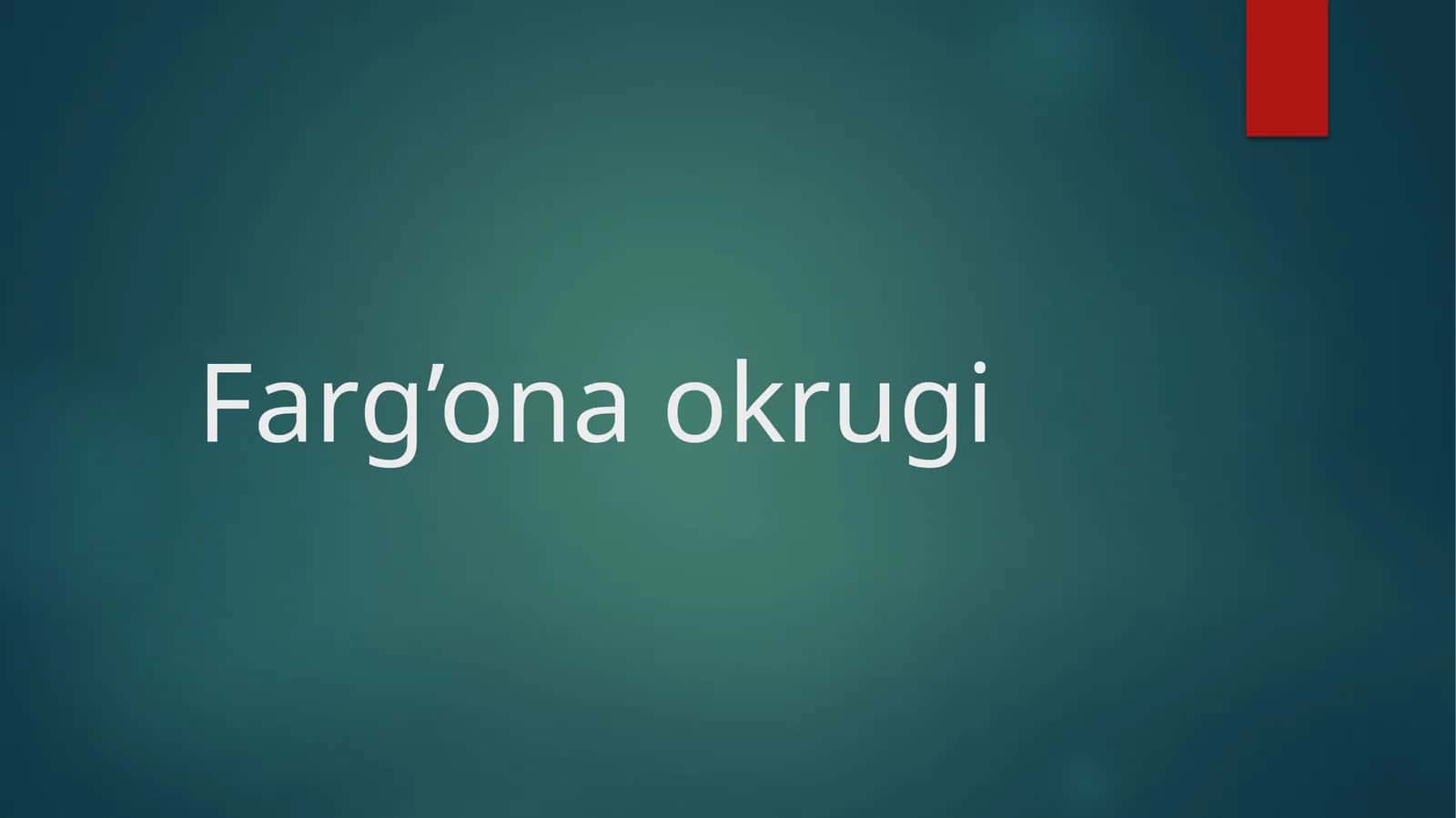 Farg’ona okrugi