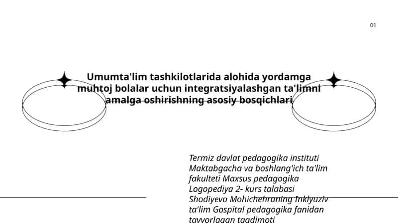 Inklyuziv ta'limning integratsiyalashishi