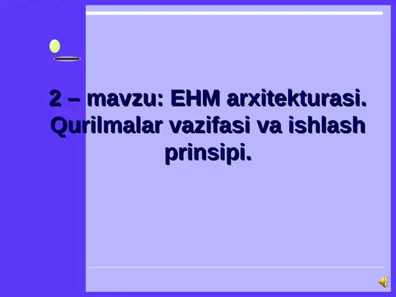 Shaxsiy kompyuter tuzilishi