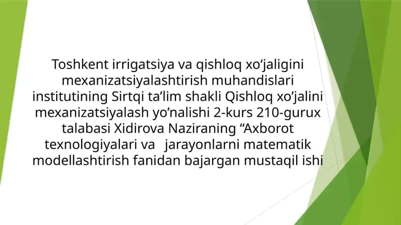 Axborot texnologiyalari va jismoniytarbiya