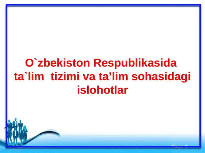 Ta'lim tizimi