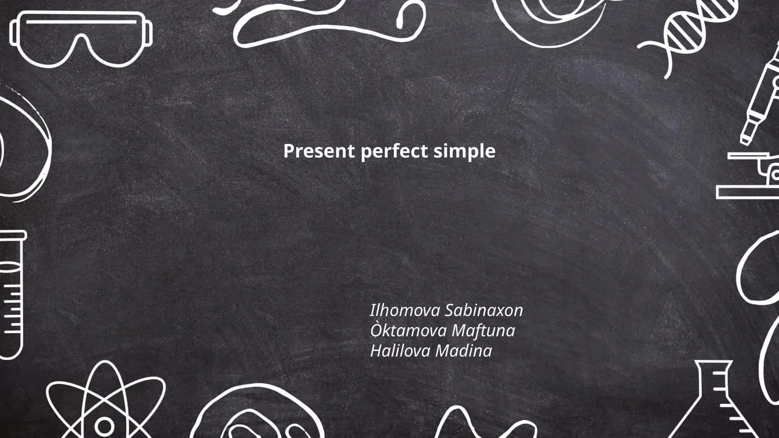 Present perfect simple
