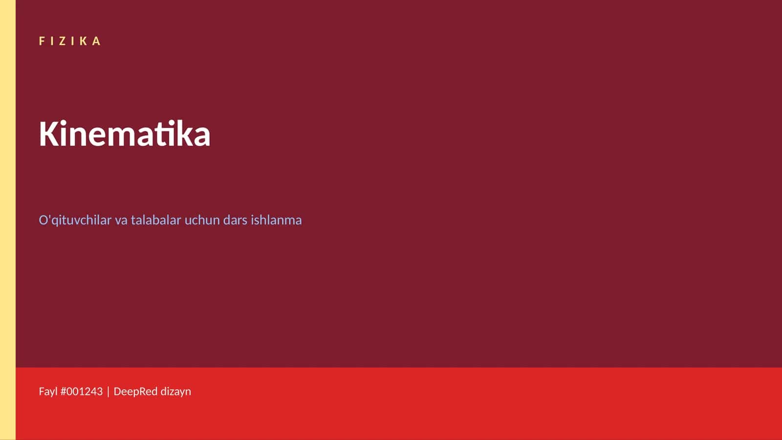 Kinematika
