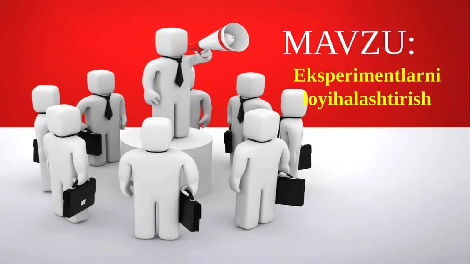 Eksperimentlarni loyihalashtirish