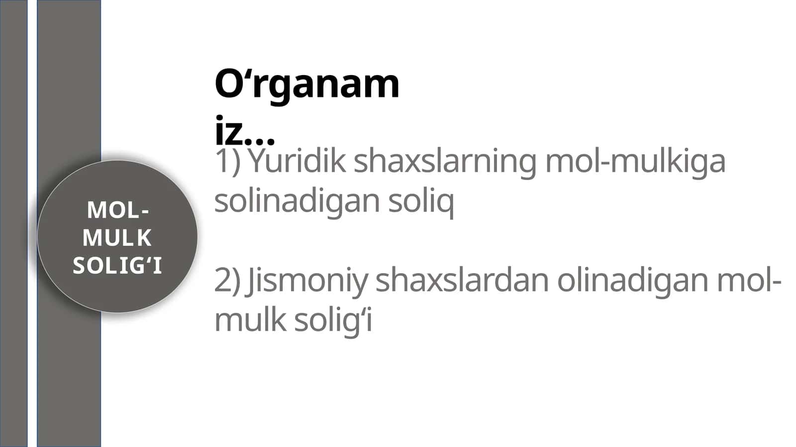 MOL-MULK SOLIGʻI