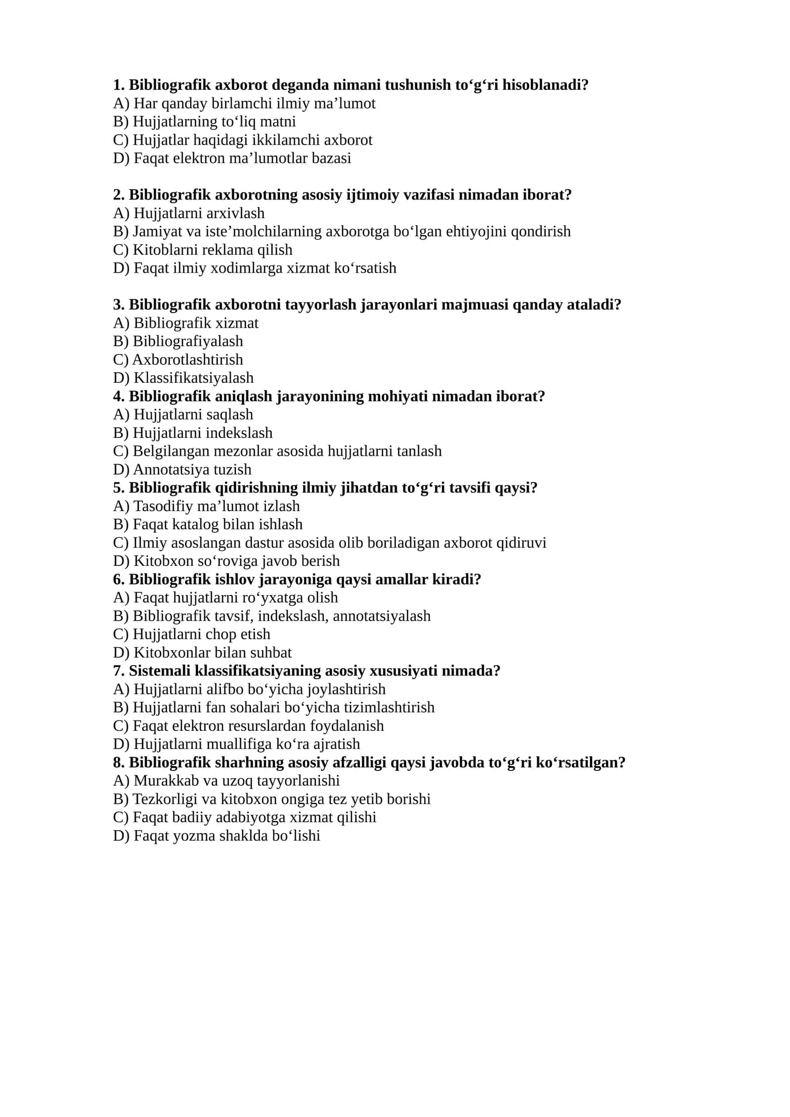 Bibliografik axborot