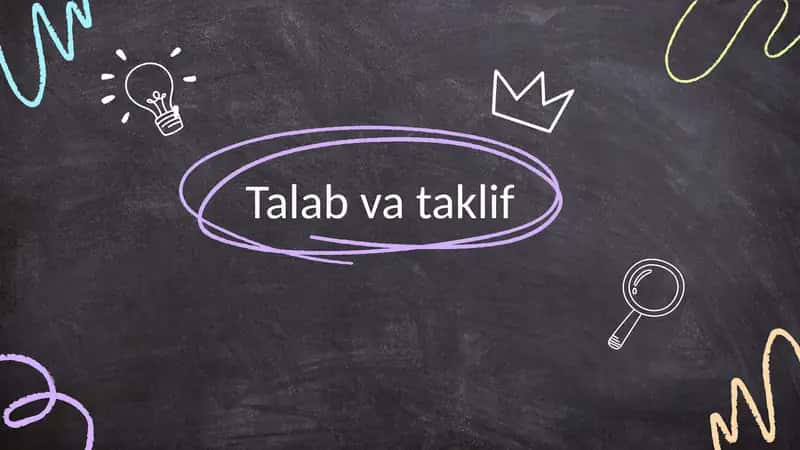 IQTISOD NAZARIYASI FANIDAN TALAB VA RAKLIF MAVZUSIDA TAQDIMOT