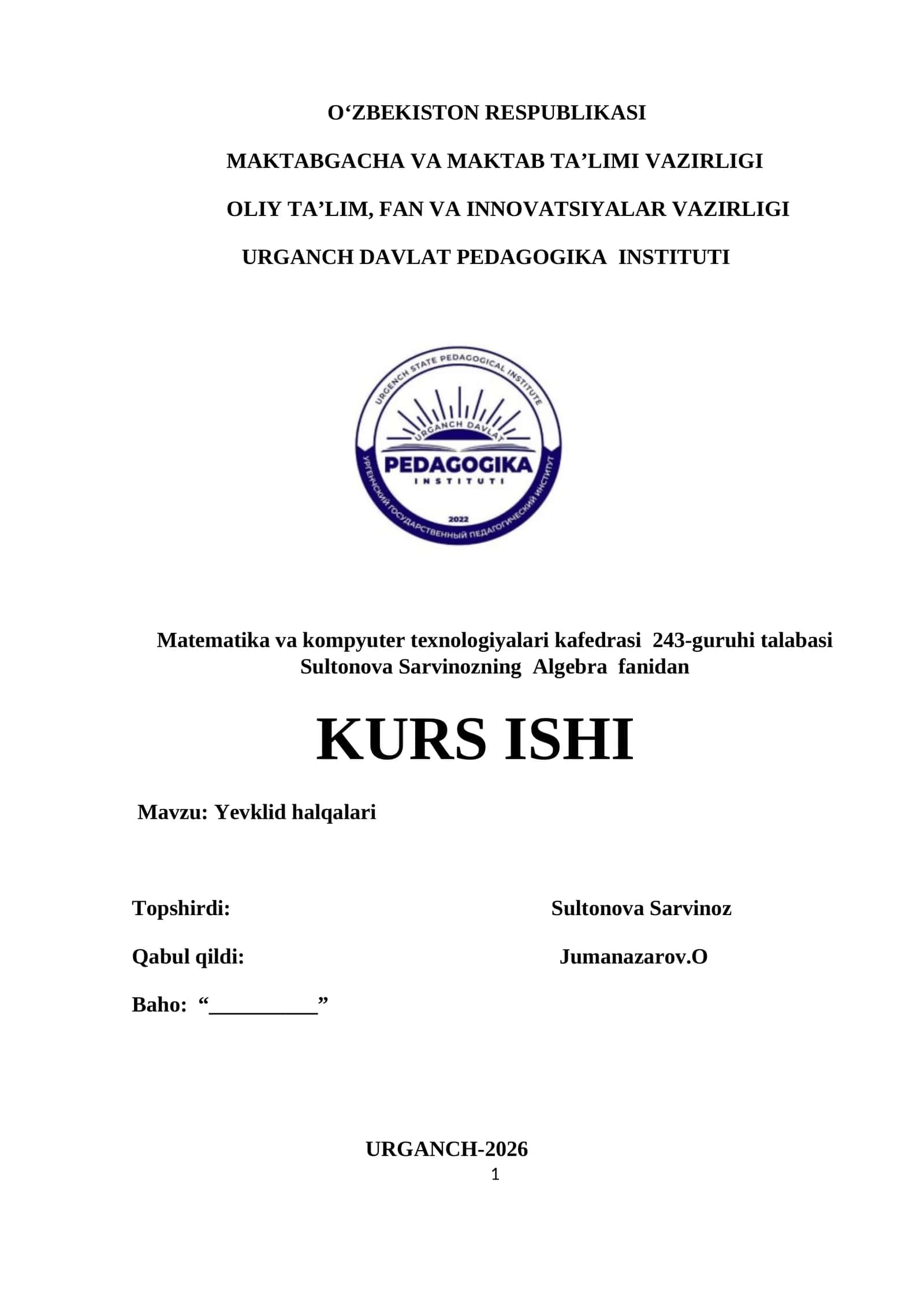 Yevklid halqalari