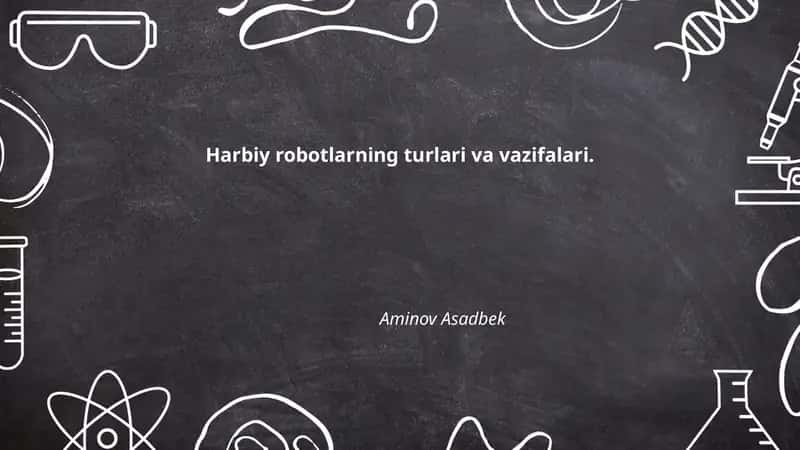 Yer usti jangovar robotlar (UGV)