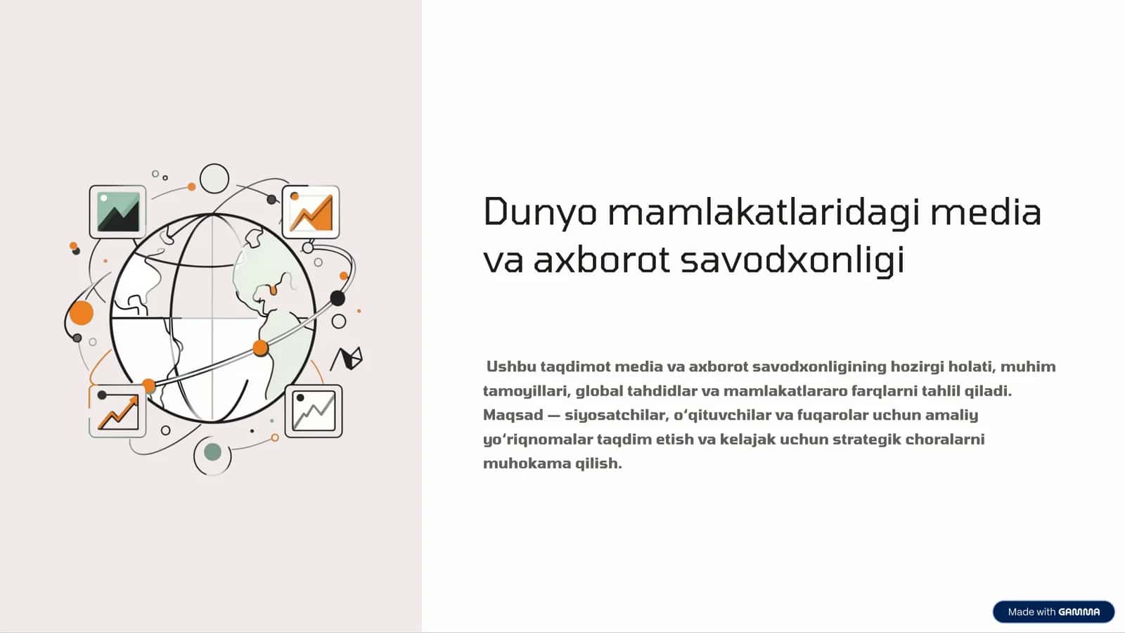 Dunyo mamlakatlaridagi media va axborot savodxonligi