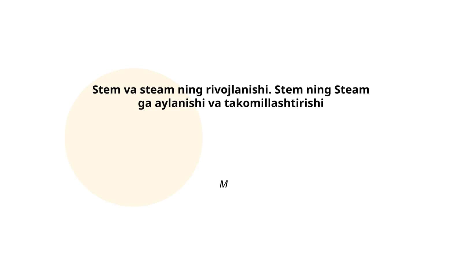 STEM ta'limi asoslari