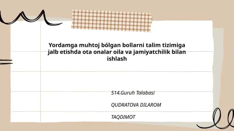 TAQDIMOT
