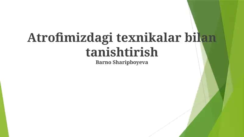 Kelajakdagi Texnologiyalar
