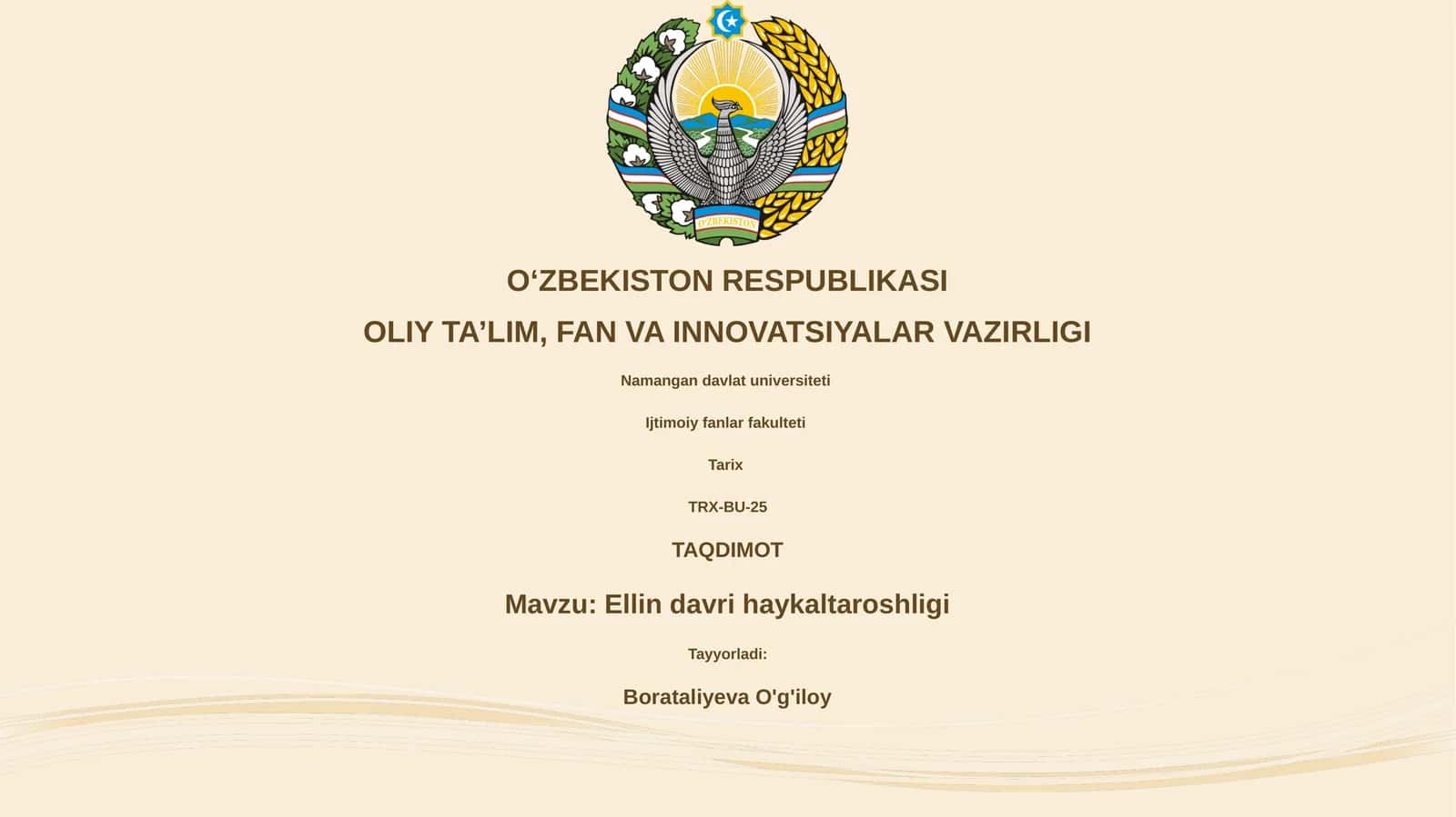 Ellin davri haykaltaroshligi