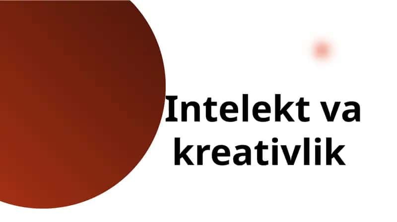 Intelektvakreativlik