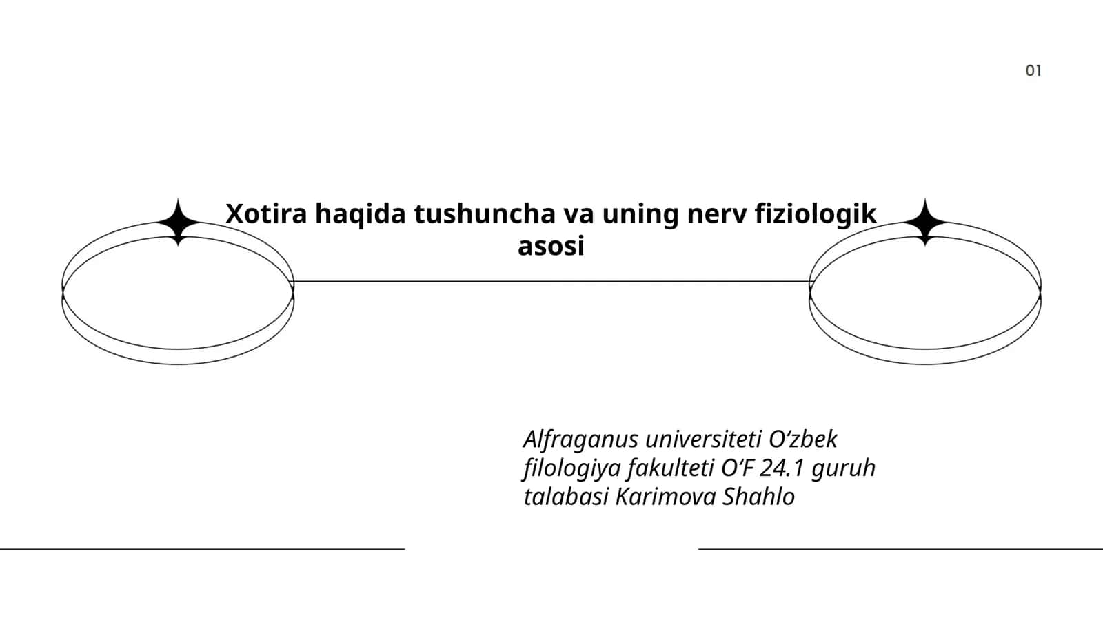 Xotira haqida tushuncha va uning nerv fiziologik asosi