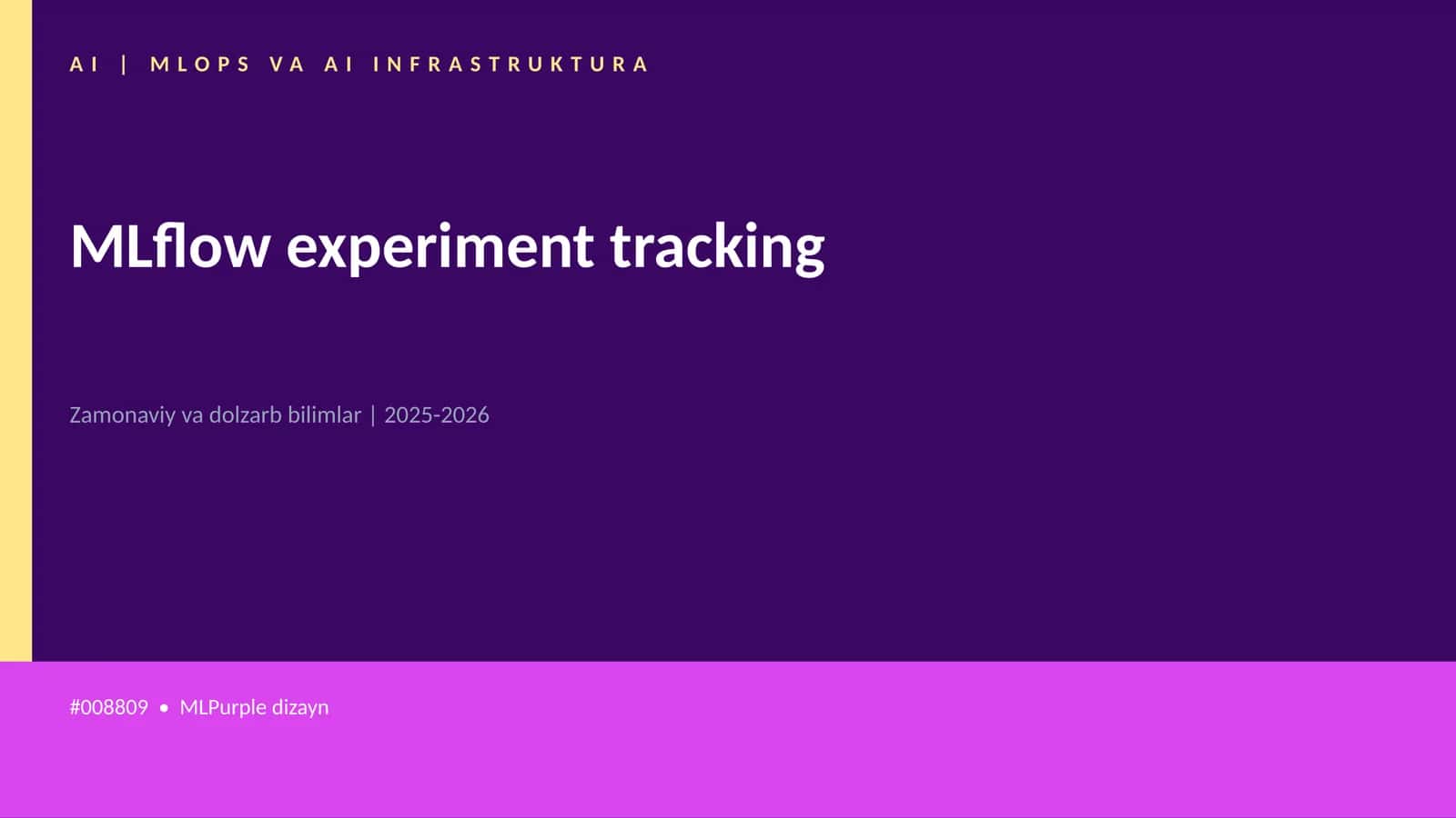 AI | MLOPS VA AI INFRASTRUKTURA