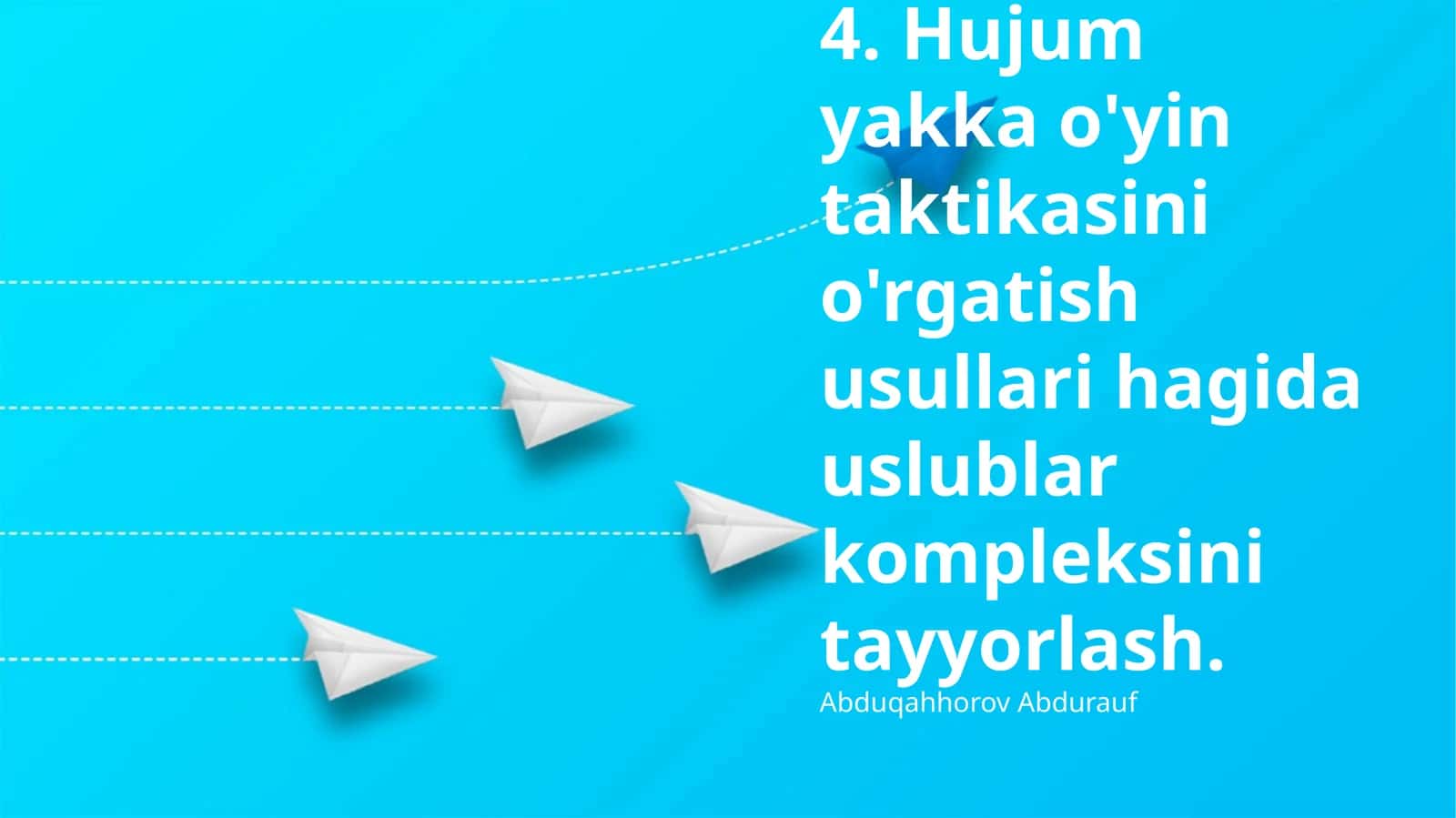 Hujumkorlik Taktikasining Asosiy Elementlari