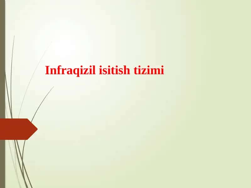 Infraqizil isitishtizimi